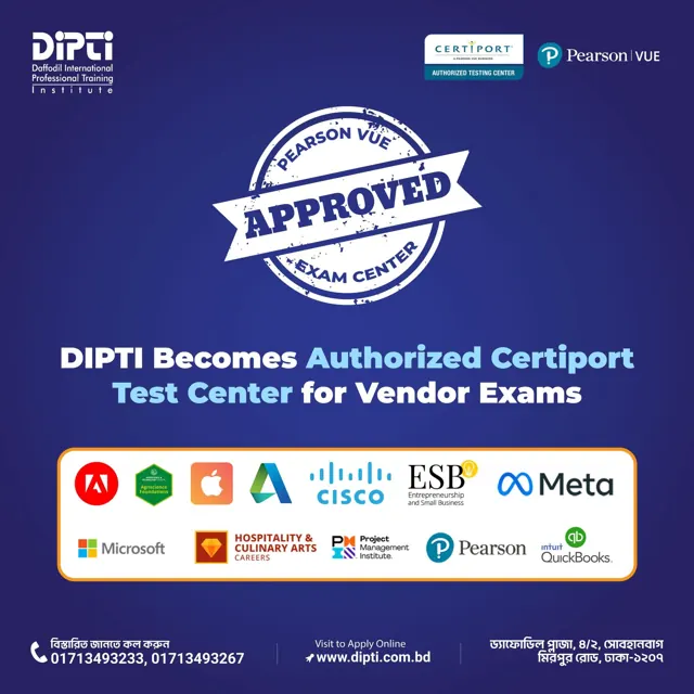 Authorized Certiport Test Center, DIPTI