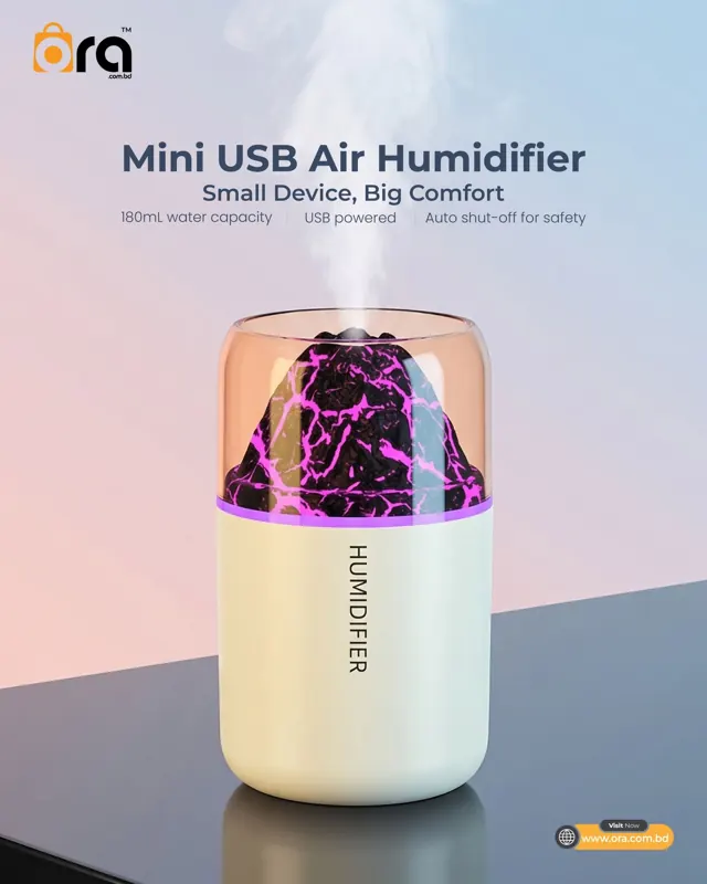 Mini USB Air Humidifier, Ora.com.bd